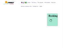 Tablet Screenshot of ferrylasperlas.com